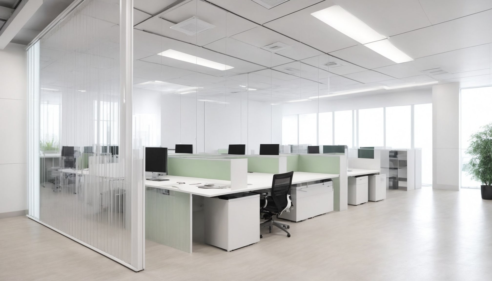 Office drylining and partition wall installation in Bristol